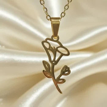 Mélange de 10 ( 1,90€ Pièce) Collier avec Pendentif Doré en Acier inoxydable de haute qualité – Image 22
