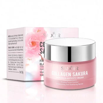 A Partir de 2,80€ Prix Dégressif :  Crème Visage Raffermissante au Collagène Sakura 50 g – Image 2