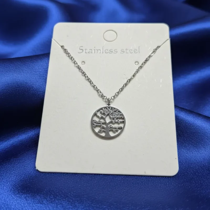 Collier personnalisé Pendentif Arbre de Vie - Merci Maman