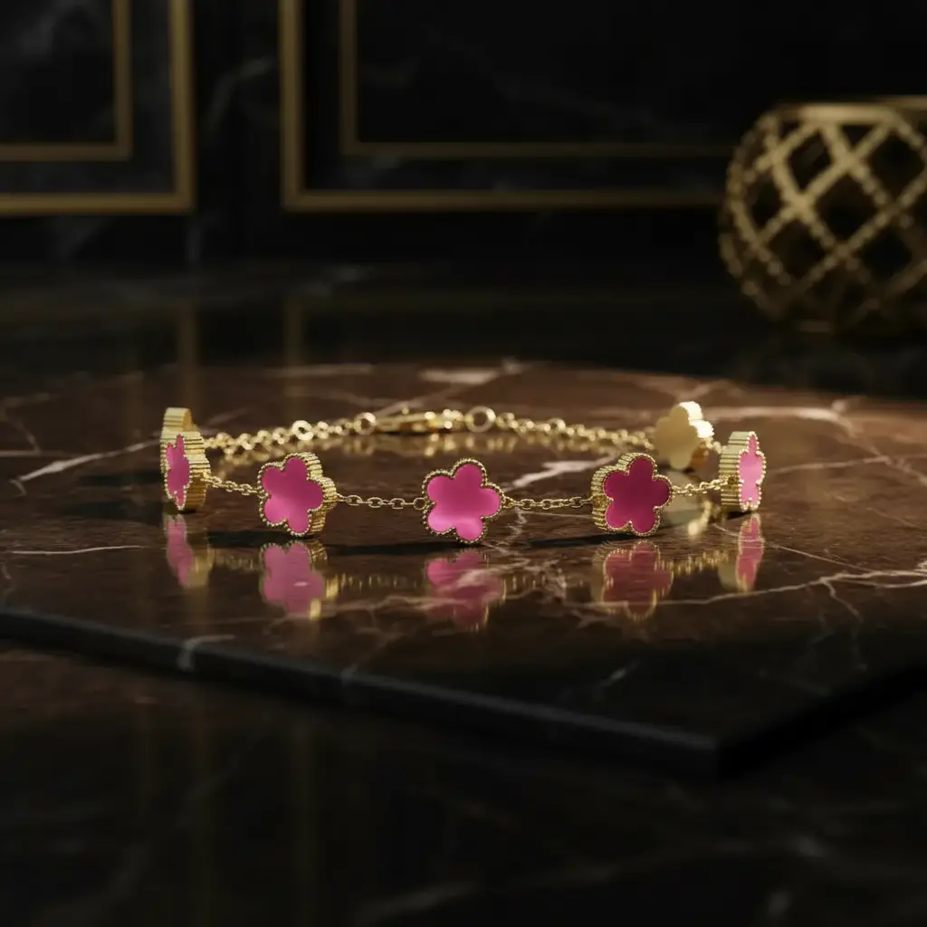 JEWELS BY LEONARDO Bracciale Donna In Acciaio Inox Con Ciondolo A Clip E Perle Finte – Collezione Darlin, Mod. 17016