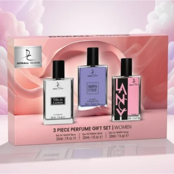 Coffret 3 pièces Eau de Toilette Femme 30ml – Dorall Collection