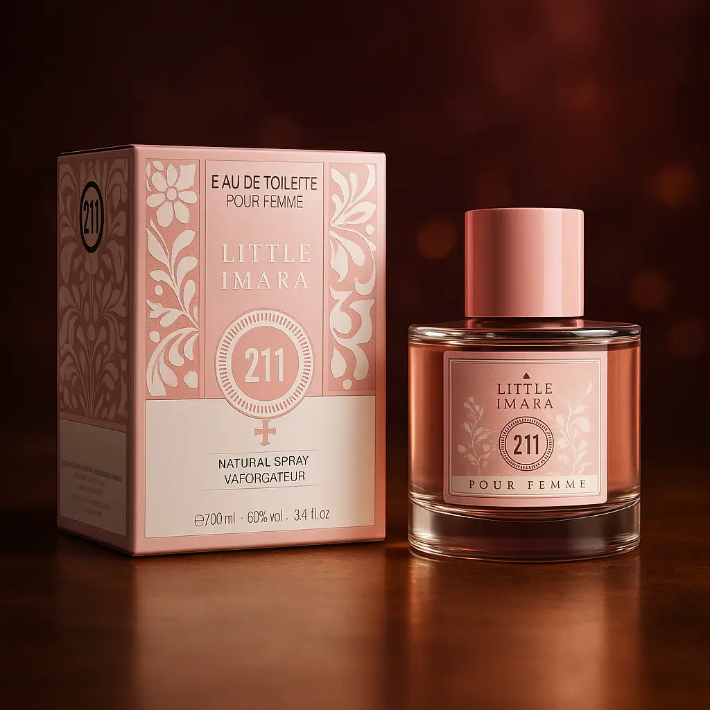 eau de toilette sweet irama 211 yesensy 1 Lot de 5 (2,45€ Pièce) : Eau de Toilette Femme LITTLE IMARA 211 – Yesensy – Image 1