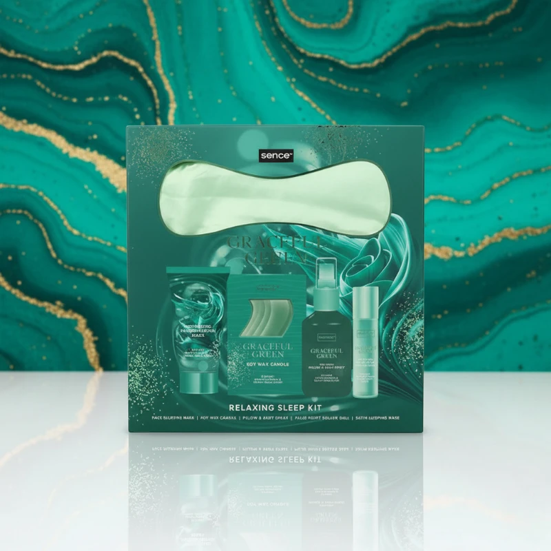 fournisseur article de noel (11) Coffret cadeau Sence Collection 5 pièces Nuit de sommeil Luxe – Image 1