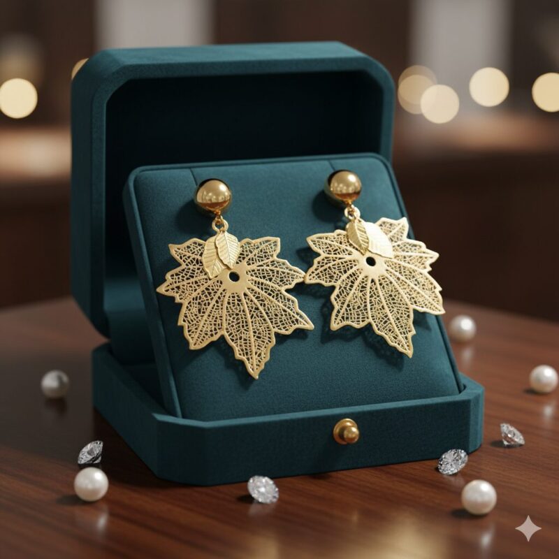 Lot de 3 (2,50€ la Paire) : Boucles d’Oreilles Dorées pendantes Motif ajouré 6cm