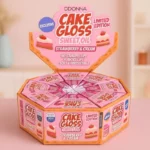 Présentoir de 24 (soit 0,88€ l'unité) : Gloss pour Lèvres CAKE SWEET OIL STRAMBERRY & CREAM – D'Donna