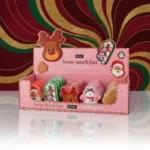 Présentoir de 30 (soit 1,45€ pièce) : Bombe de Bain Pétillant 5 Motifs de Noël SNOW MUCH FUN 60G - Sence