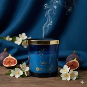 Lot de 12 (3,70€ Pièce) - Bougie parfumée Aura 150 g – La Casa de los Aromas – Image 2