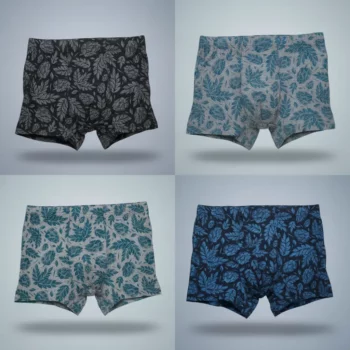 Lot de 12 (soit 1€ unité) : Boxer Homme coton 4 couleurs - M-L-XL-2XL