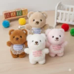 Lot de 12 (soit 2€ l'unité) : Porte-Clés Peluche – Oursons