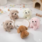 Lot de 12 (soit 2€ l'unité) : Porte-Clés Peluche – Bébé Chiot
