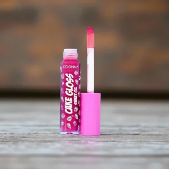 Présentoir de 24 (soit 0,88€ l'unité) : Gloss pour Lèvres CAKE SWEET OIL STRAMBERRY & CREAM – D'Donna – Image 2