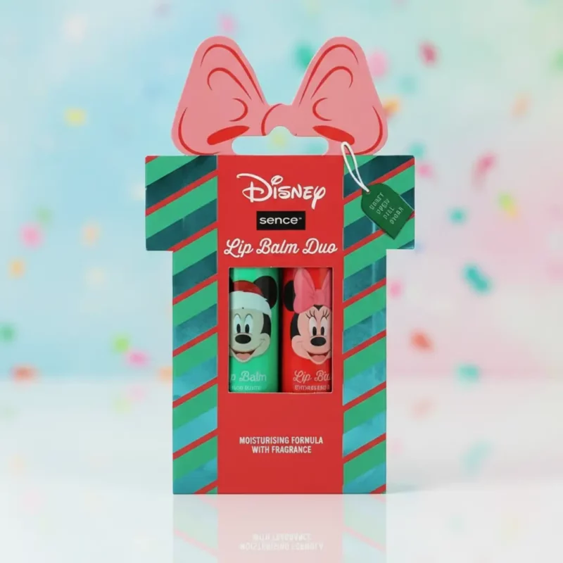 🎁💖Lot de 12 (1,99€ Pièce) : Baume à Lèvres Disney Sence - Mickey & Minnie Mouse Duo (2 x 4,3 g) ✨
