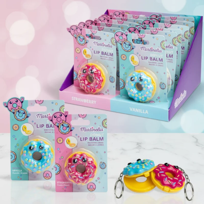 🍩Lot de 12 (1.65€ Pièce) : Baume à Lèvres Martinelia - Hydratation & Goût Ensorcelant ! ✨