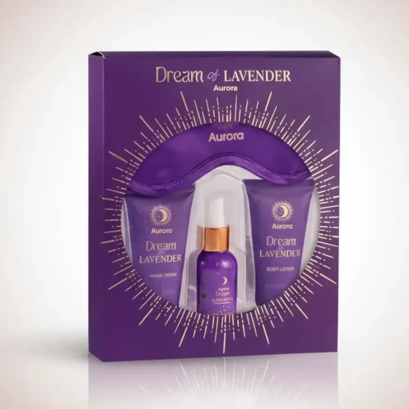 Coffret Cadeau Aurora Sommeil 4 Pièces – Dream of Lavender