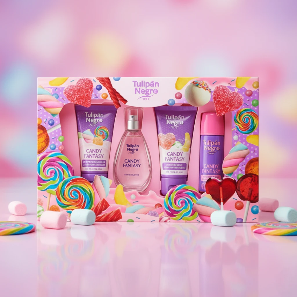Coffret cadeau 4pcs gourmandes - BONBON FANTASY Lot de 2 (soit 8€ unité) : Coffret cadeau 4pcs gourmandes - BONBON FANTASY – Image 1
