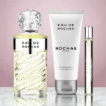 Authentique Coffret 3 Pièces Rochas – Eau de Rochas 100 ml + Lait Corps 100 ml + Eau de Rochas 20 ml