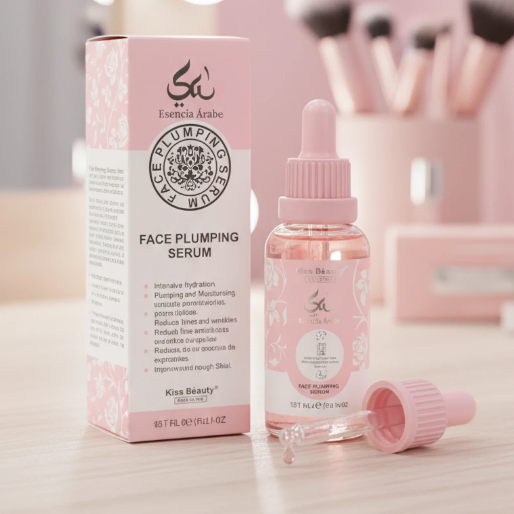 Kiss Beauty – Sérum Visage Repulpant Esencia Árabe 30 ml 1 Lot de 24 : Sérum Visage Repulpant Esencia Árabe 30 ml - Kiss Beauty – Image 1