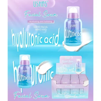 💧Lot de 12 : Sérum Visage USHAS à l'Acide Hyaluronique 💧 – Image 2