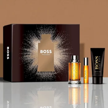 Authentique Coffret 3 Pièces Hugo Boss – The Scent edp 100 ml + edt 10 ml + Gel Douche 100 ml – Image 2