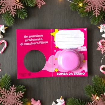 Carte Cadeau De Noel - Boules de Bain 60grs Licorne – Cosmi Premium