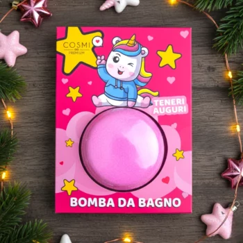 Carte Cadeau De Noel - Boules de Bain 60grs Licorne – Cosmi Premium – Image 2