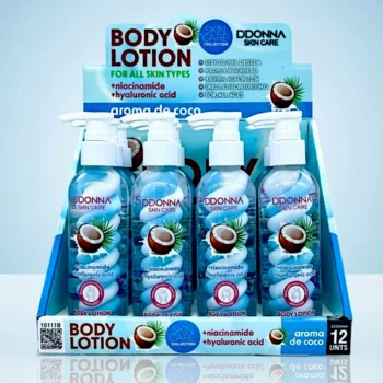 🥥☁️ Présentoir de 12 (soit 1,95€ unité) : Lait Corporel DDONNA SKN CARE Coco & Chantilly ✨🥥
