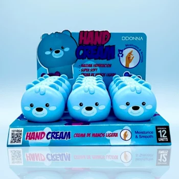 🐻✨ Présentoir de 12 (soit 1,15€ unité) : Crème Mains DDONNA OURS "Mascotte"🧸