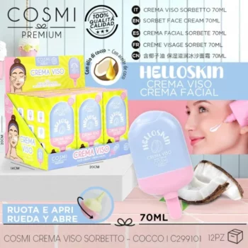 Lot de 3 (soit 1,20€ pièce) :  Crème Visage Sorbet Noix de Coco - COSMI PREMIUM – Image 2