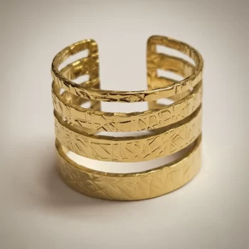 Lot de 100 Bagues (1,70€ Pièce) : Bague Ajustable Doré Qualité N°1- Mélange ± 30 Différentes – Acier Inoxydable – Image 5