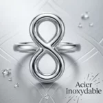 Bagues Argentée en Acier Inoxydable – Réglables et Adaptables