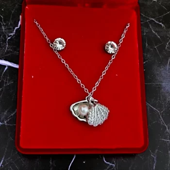 Coffrets Collier et Boucles d'oreilles - Perle & Argenté et Strass – Image 2
