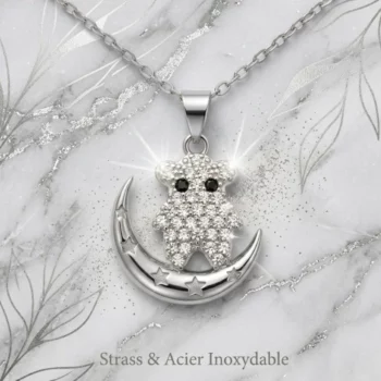 Mélange de 20 : Collier avec Pendentif Argenté en Acier inoxydable de haute qualité – Image 3