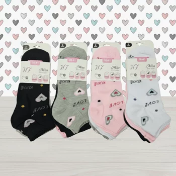 Lot de 12 Paires (0,35€ Pièce) : Chaussettes Femme Courte - 90% coton – Image 2