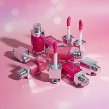 Présentoir de 24 : Gloss Lip Glow Glaze Cherry Flavour – D’Donna – Image 2