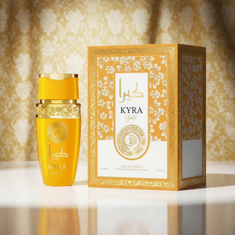 grossiste parfum oriental afaq (4) Prix Dégressif a Partir de 5,60€ : Eau de Parfum Orientale KYRA GOLD 100 ml - AFAQ – Image 1