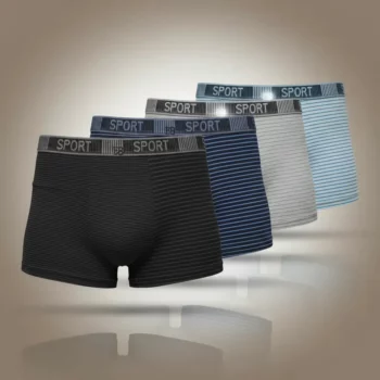 Lot de 24 (soit 1€ unité) : Boxers Homme 4 Couleurs – Tailles M à 3XL