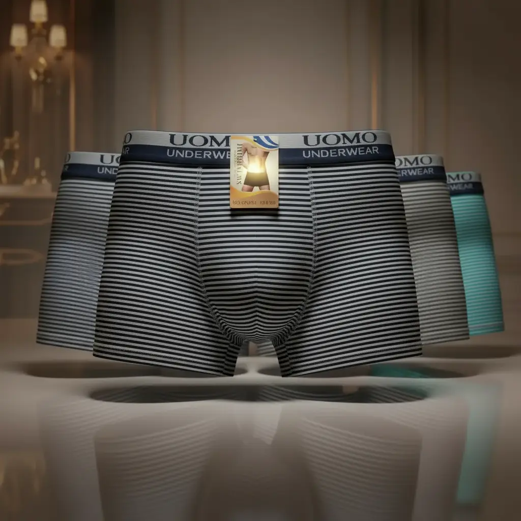 lot de boxer homme Lot de 24 (soit 1€ unité) : Boxers Homme 4 Couleurs – Tailles M à 2XL – Image 1