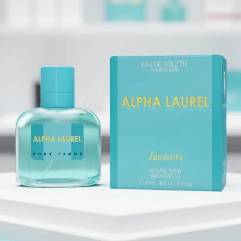 ALPHA LAUREL POUR FEMME Eau de Toilette Sensinity (2) A Partir de 2,20€ Prix Dégressif : ALPHA LAUREL POUR FEMME Eau de Toilette Sensinity - Le Splash de Pureté Méditerranéenne ! 🌊 – Image 1