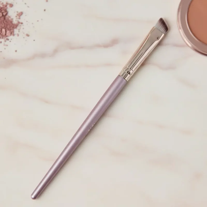 📐Lot de 12 (soit 1,20€ Le Pinceau) : Pinceau Biseauté "Expert Précision" – Sourcils et Eyeliner Impeccables ! 💖