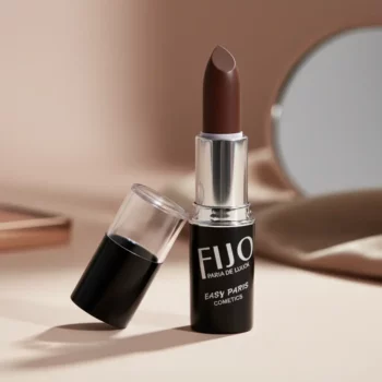 💋Lot de 6 (soit 0,99€ unité) :  💋 Rouge à Lèvres Fixe (Teinte Marron Intense) – Le Must-Have Tendance 24H ! 🤎 – Image 2