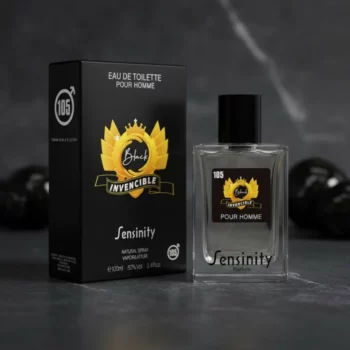 A Partir de 2,20€ Prix Dégressif : BLACK INVENCIBLE POUR HOMME Eau de Toilette Sensinity - Le Parfum Générique qui Défie le Luxe ! 💰 – Image 2