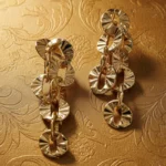 ✨Boucles d'Oreilles Pendantes Cercles Soleil Dorés💎Acier Inoxydable de Haute Qualité