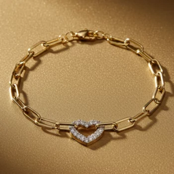 Lot de 10 (1,70€ Pièce) : 10 Bracelets Strass Différents Dorés Acier Inoxydable – Qualité Premium & Designs Variés 🎁✨ – Image 4