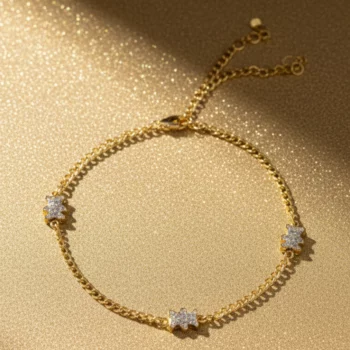 Lot de 10 (1,70€ Pièce) : 10 Bracelets Strass Différents Dorés Acier Inoxydable – Qualité Premium & Designs Variés 🎁✨ – Image 3