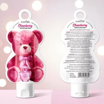Lot de 6 (soit 1,20€ unité) : 🍓 Crèmes Mains SADOER "Strawberry" – Le Soin Gourmand et Irrésistible ! 🎀✨ – Image 2