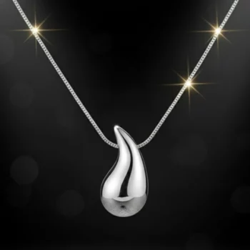 Mélange de 20 : Collier avec Pendentif Argenté en Acier inoxydable de haute qualité – Image 15