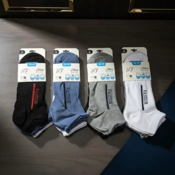 🧦 LE LOT ULTIME : 120 Paires de Chaussettes Homme (Hautes & Basses) – Très Beau Lot à Prix Cassé ! 📦✨ – Image 3