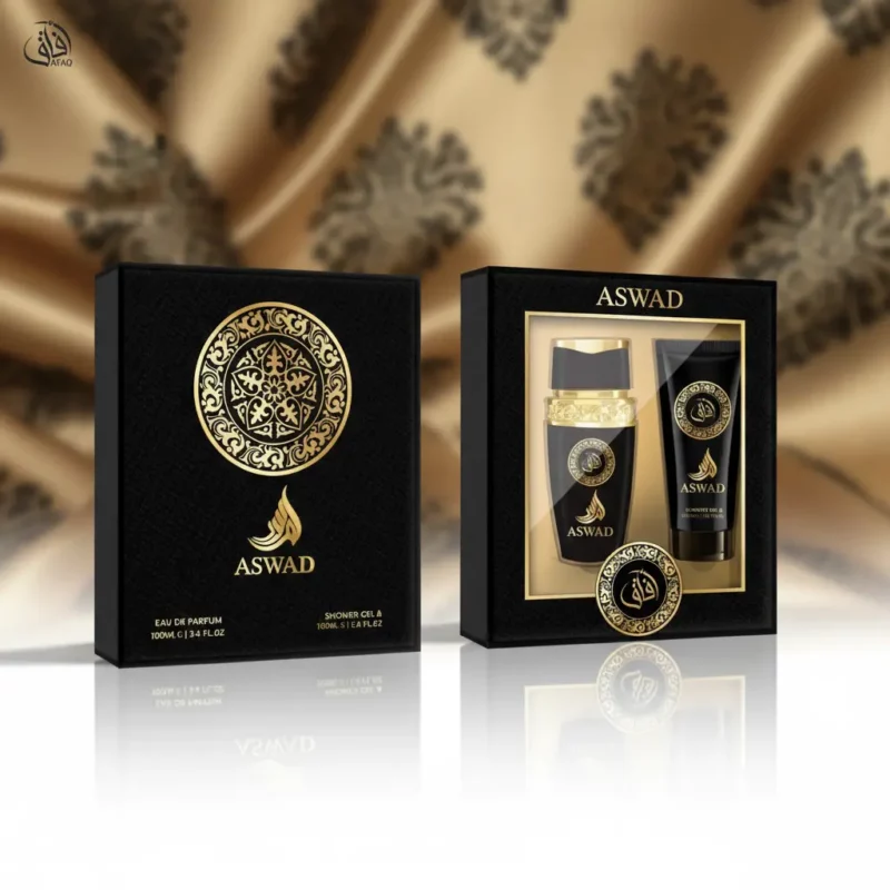 🖤 Coffret Cadeau ASWAD pour Homme AFAQ – L'Alliance du Mystère et de l'Élégance ! ⚜️✨