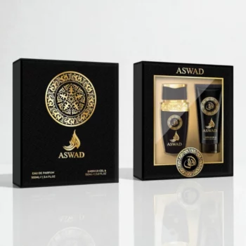 🖤 Coffret Cadeau ASWAD pour Homme AFAQ – L'Alliance du Mystère et de l'Élégance ! ⚜️✨ – Image 2