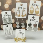 Lot de 20 (soit 1,90€ l’unité) : Paires de Boucles d'Oreilles Argentées & Dorée En Acier Inoxydable ☀️🎁